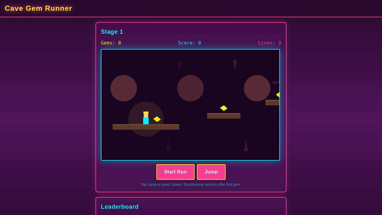cave-gem-runner